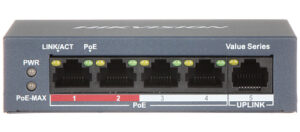 سوییچ 5 پورت هایک ویژن مدل DS-3E0105P-E/M