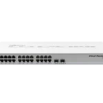 سوییچ 24پورت POE میکروتیک مدل CRS326-24G-2S+RM